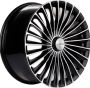 Легковой диск Khomen Wheels KHW2008 8,5x20 5x112 ET43 66,6 Black-FP